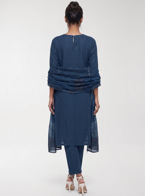 Women Printed Straight Kurta Set