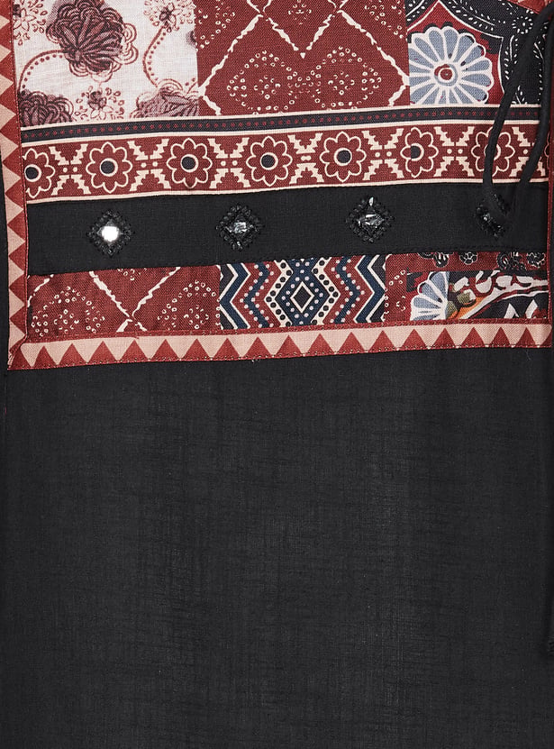 Women Printed A-line Kurta Set
