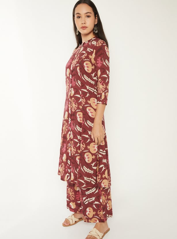 Women Printed A-line Kurta Set