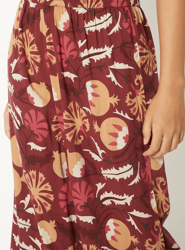 Women Printed A-line Kurta Set
