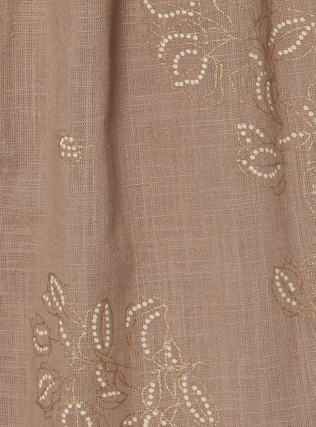 Women Embroidered A-line Kurta Set