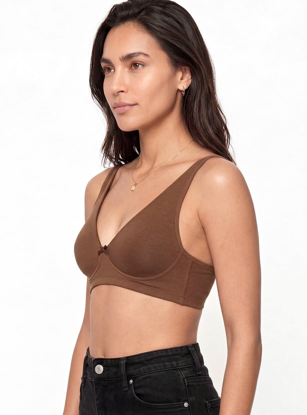 Women Sof Soft Cup T-shirt Bra