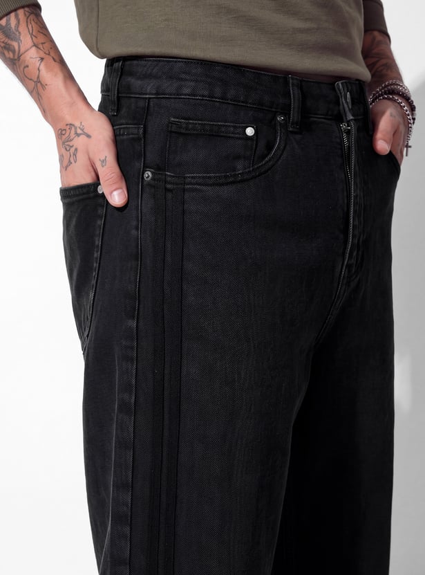 URB_N Men Solid Loose-Fit Pants