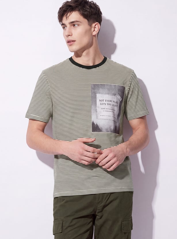 URB_N Men Striped T-shirt