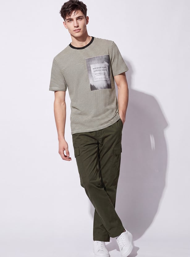 URB_N Men Striped T-shirt