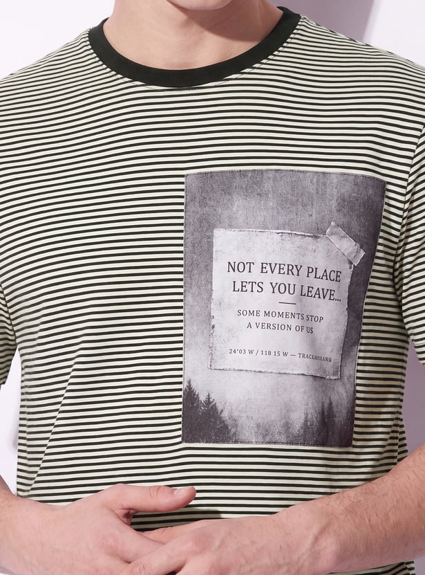 URB_N Men Striped T-shirt