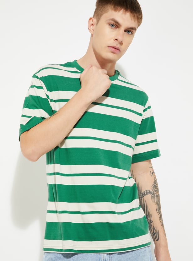 URB_N Men Striped T-shirt
