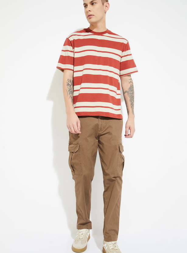 URB_N Men Striped T-shirt
