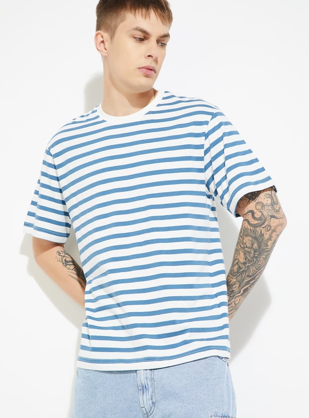 URB_N Men Striped T-shirt