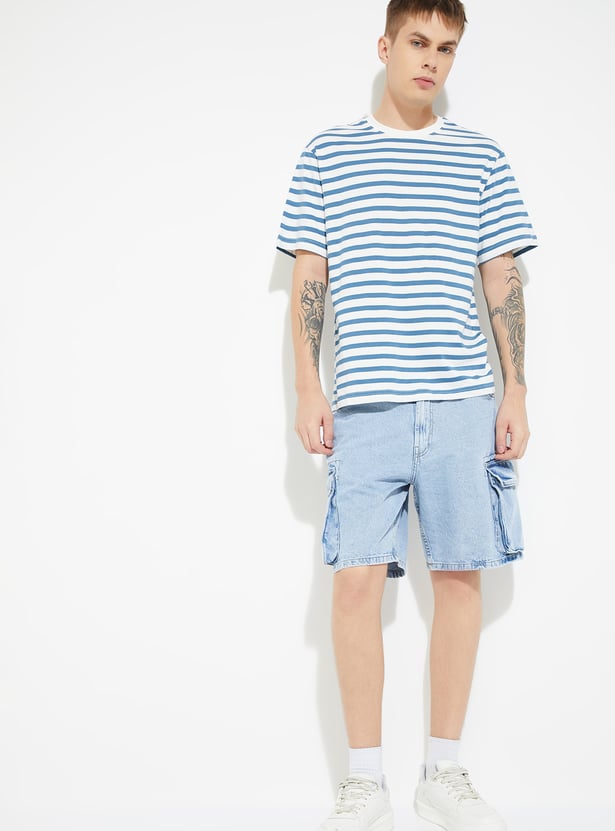 URB_N Men Striped T-shirt