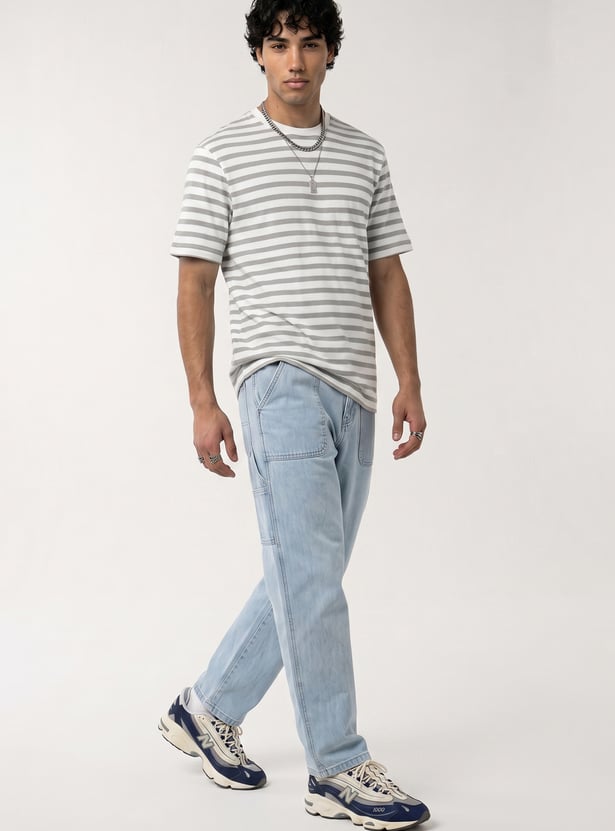 URB_N Men Striped T-shirt