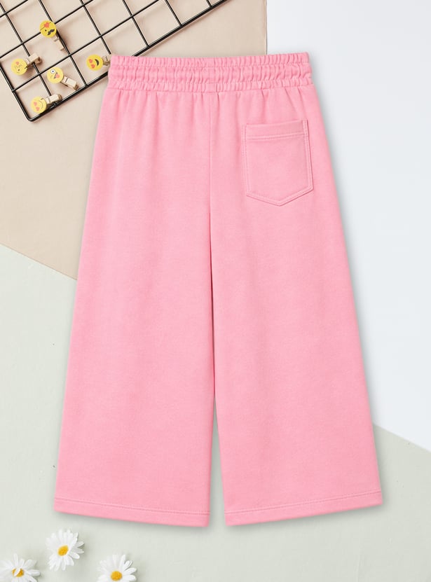 Girls Marie Character Print T-shirt with Trousers Set