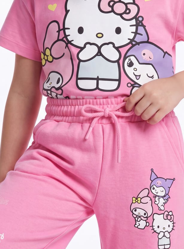 Girls Hello Kitty Trousers Set