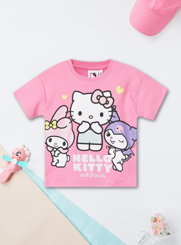 Girls Hello Kitty Trousers Set