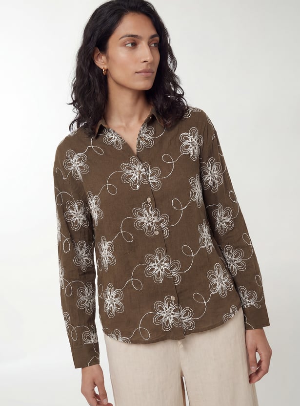 Women Embroidered Shirt