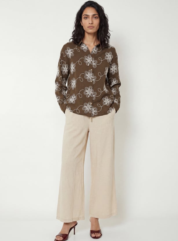 Women Embroidered Shirt
