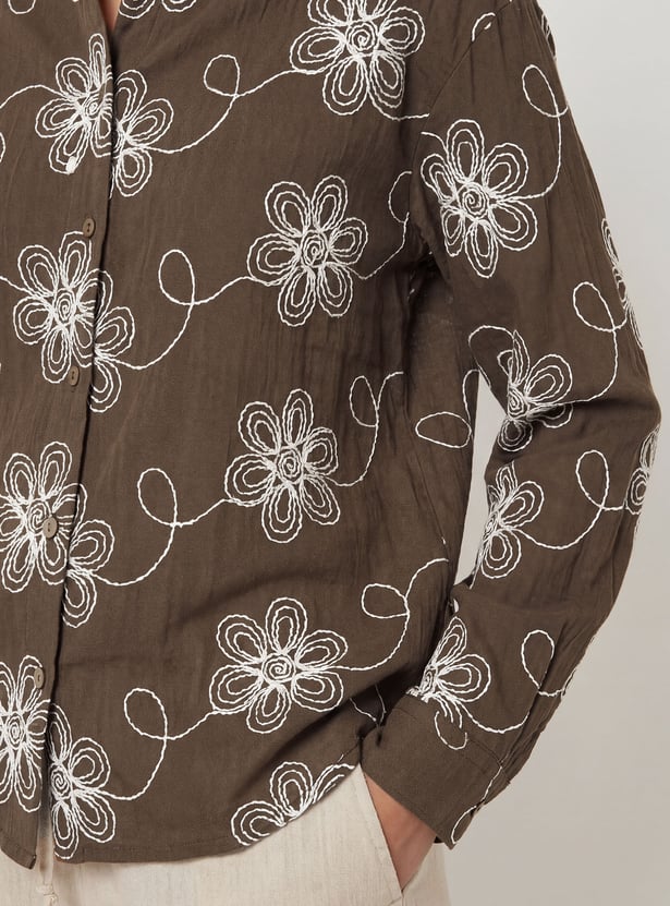 Women Embroidered Shirt
