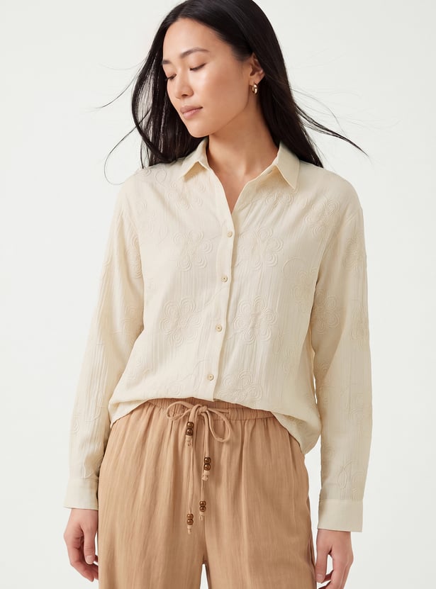 Women Embroidered Shirt