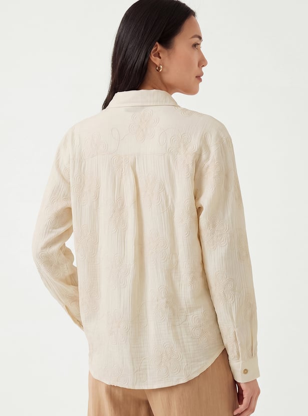 Women Embroidered Shirt