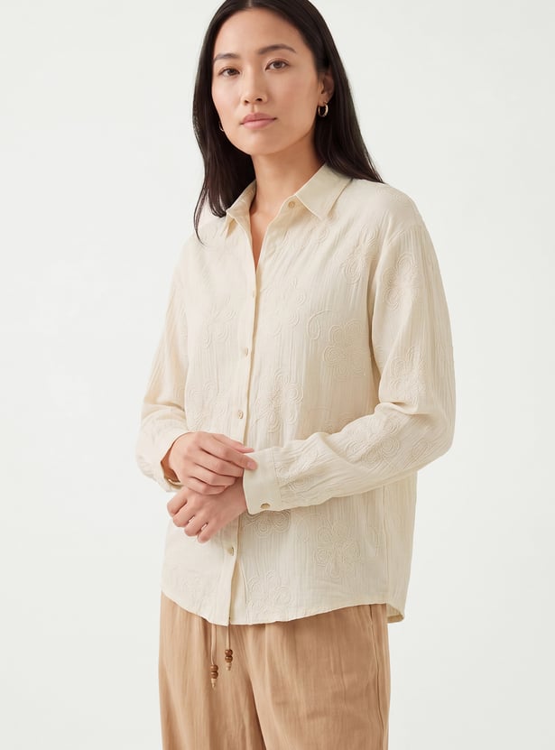 Women Embroidered Shirt