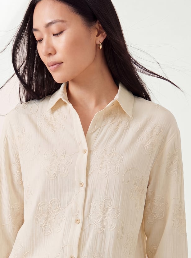 Women Embroidered Shirt