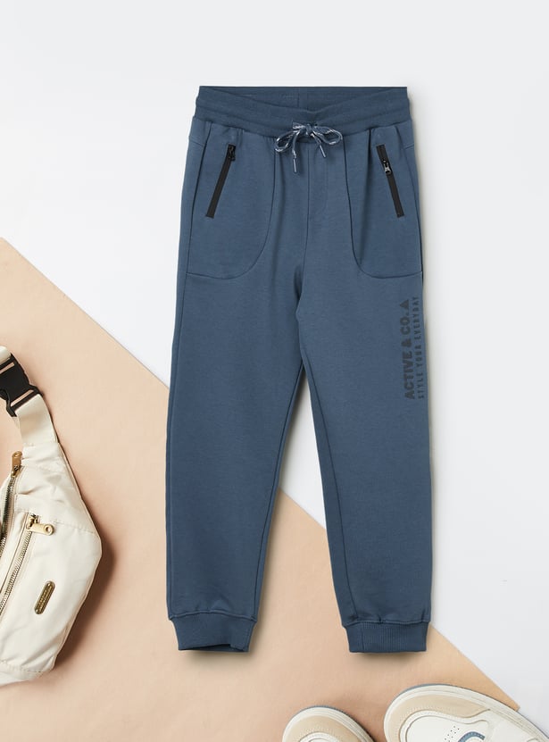 Boys Solid Joggers
