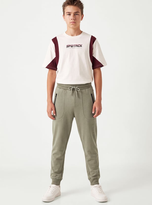 Boys Solid Joggers