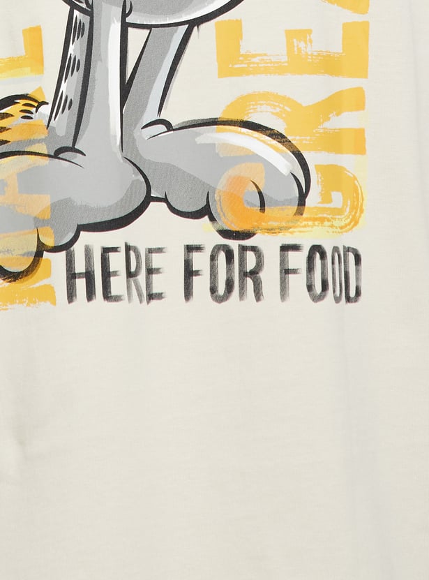 URB_N Men Garfield Printed T-shirt