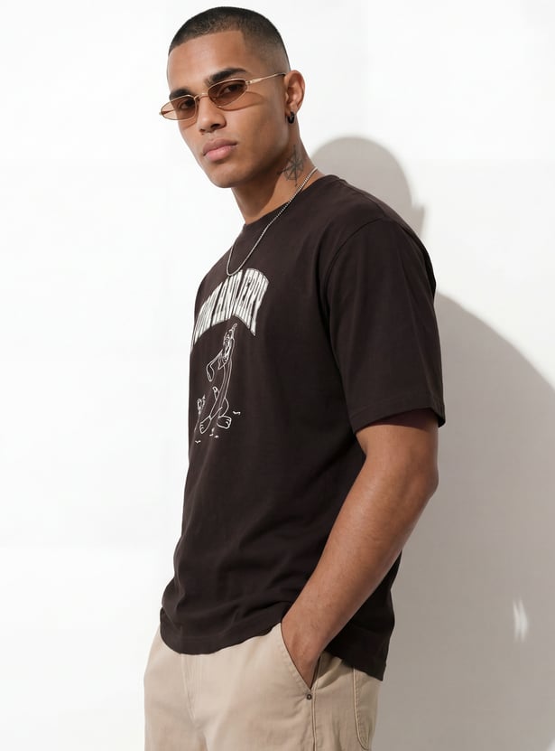 URB_N Men Oversized Tom & Jerry Printed T-shirt