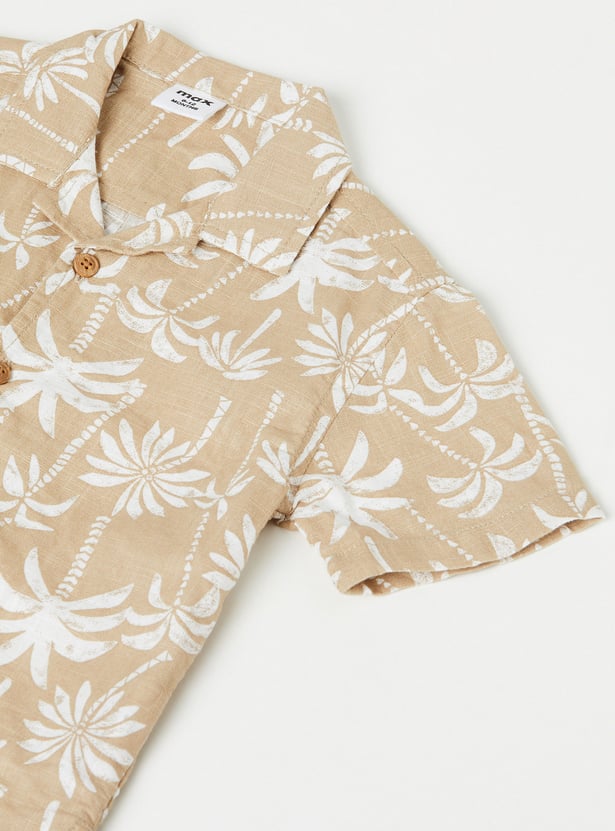 Boys Printed Shorts Set