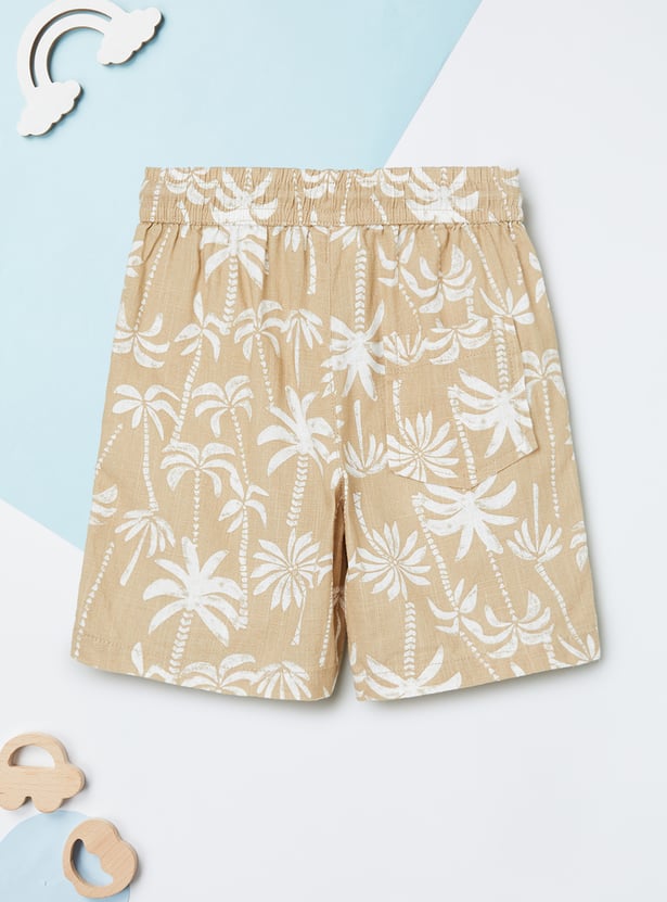 Boys Printed Shorts Set
