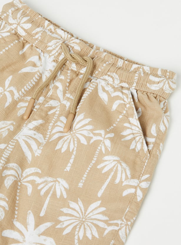 Boys Printed Shorts Set