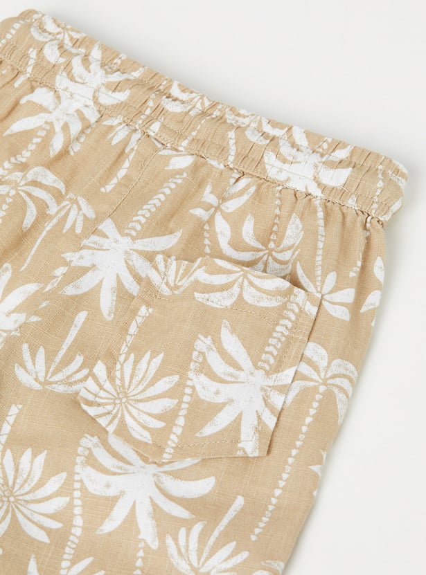 Boys Printed Shorts Set