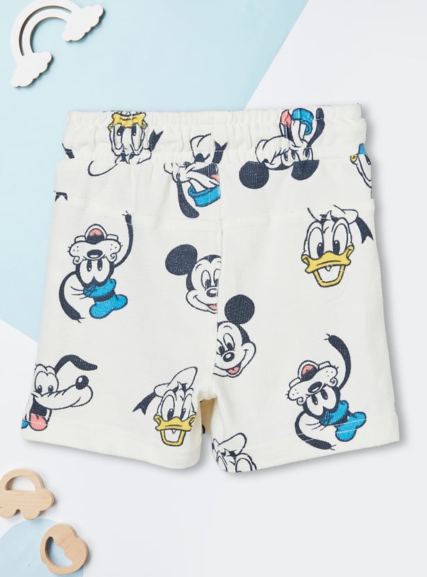 Boys Mickey & Friends Print T-shirt with Shorts Set