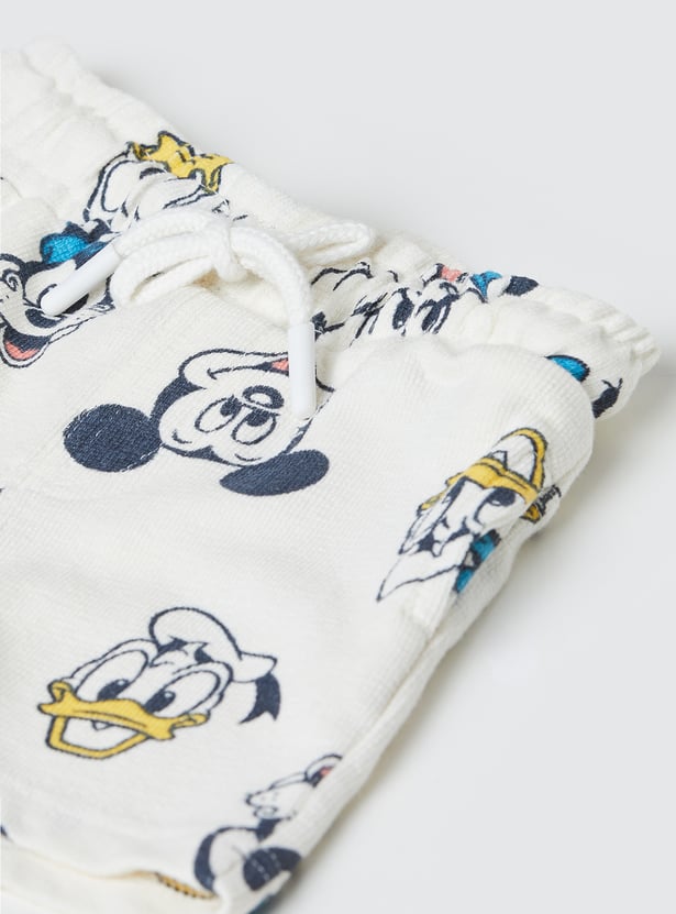 Boys Mickey & Friends Print T-shirt with Shorts Set