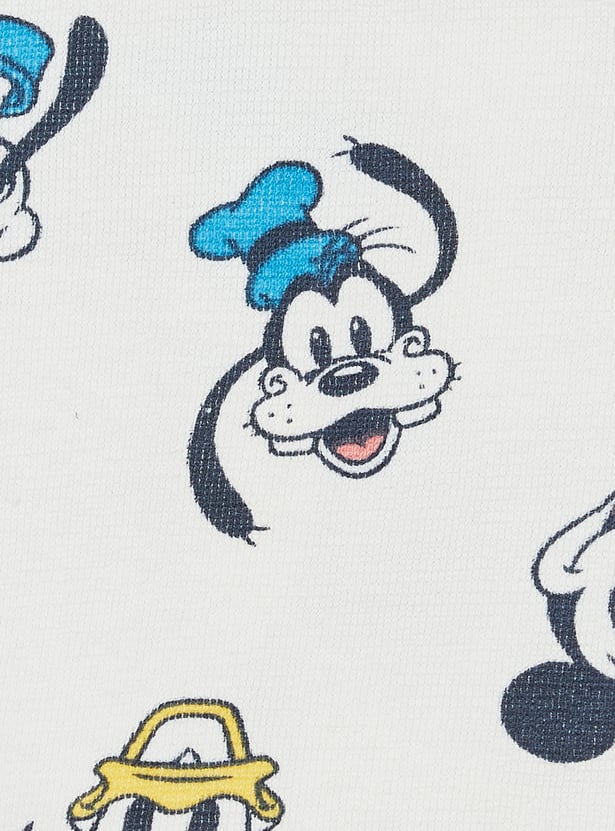 Boys Mickey & Friends Print T-shirt with Shorts Set
