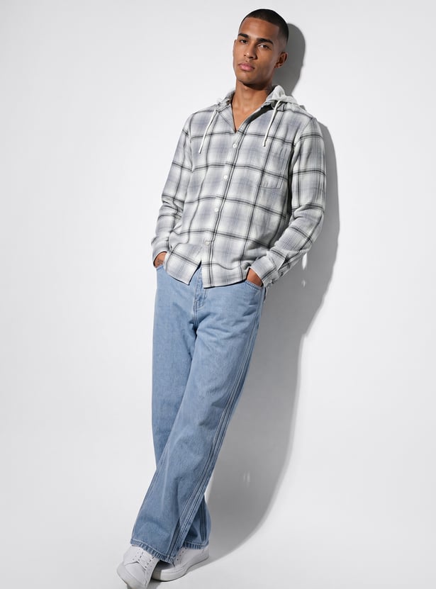 URB_N Men Checked Shirt