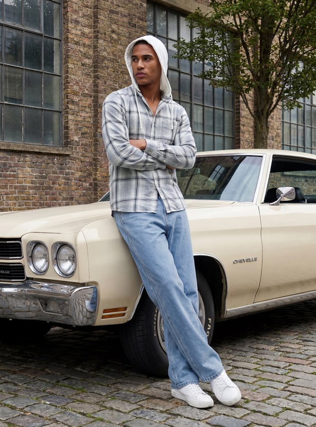 URB_N Men Checked Shirt