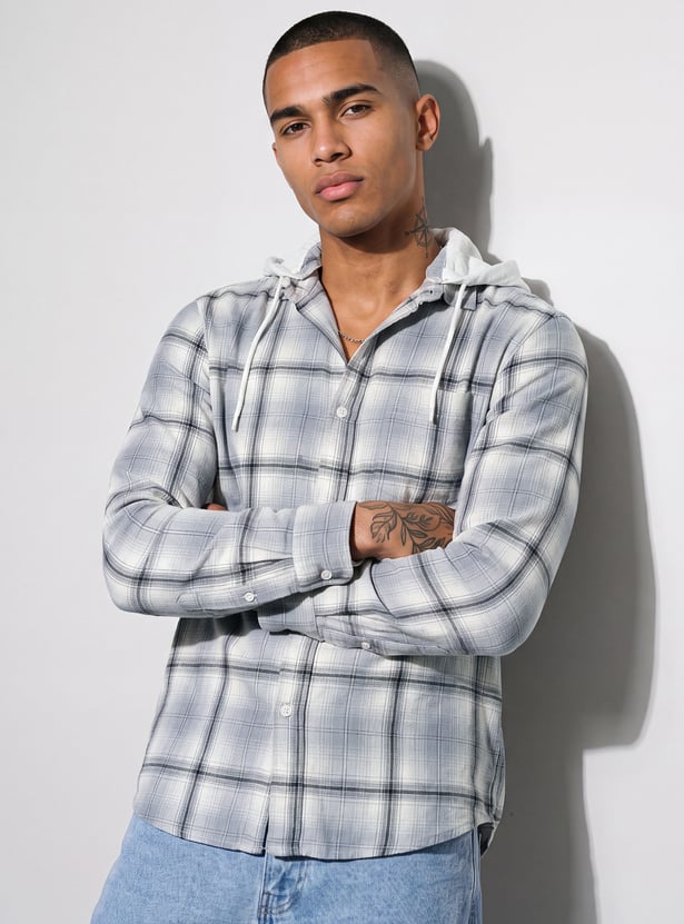 URB_N Men Checked Shirt