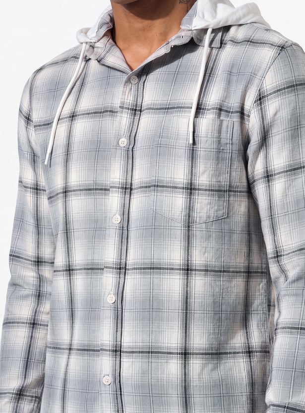 URB_N Men Checked Shirt
