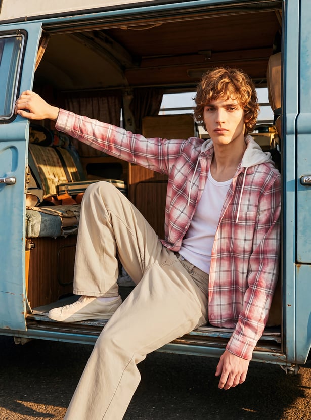 URB_N Men Checked Shirt