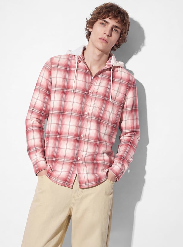 URB_N Men Checked Shirt