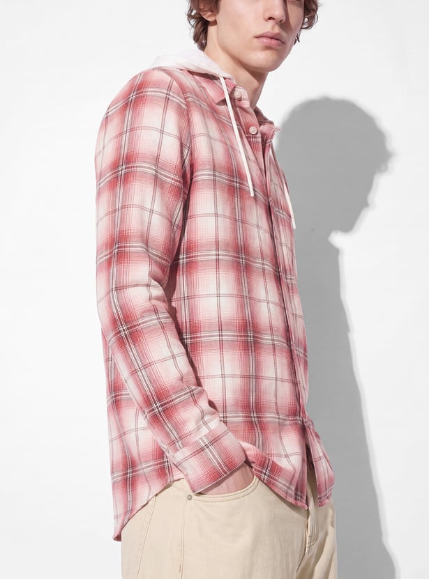 URB_N Men Checked Shirt