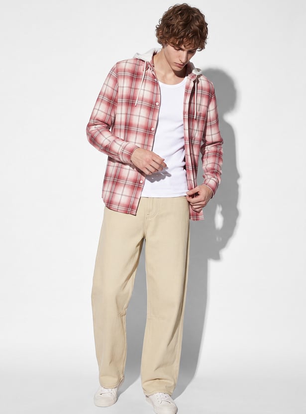 URB_N Men Checked Shirt