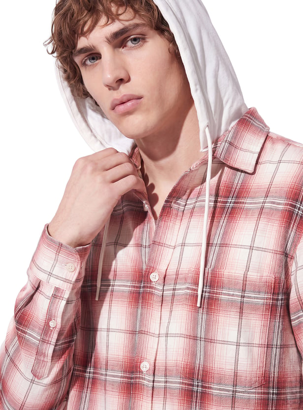 URB_N Men Checked Shirt