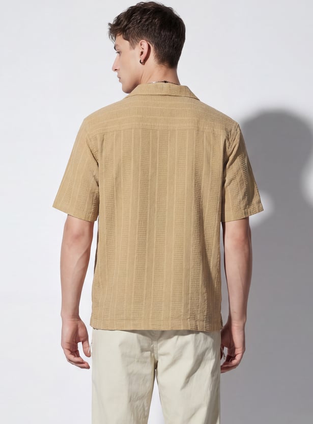 URB_N Men Textured Shirt