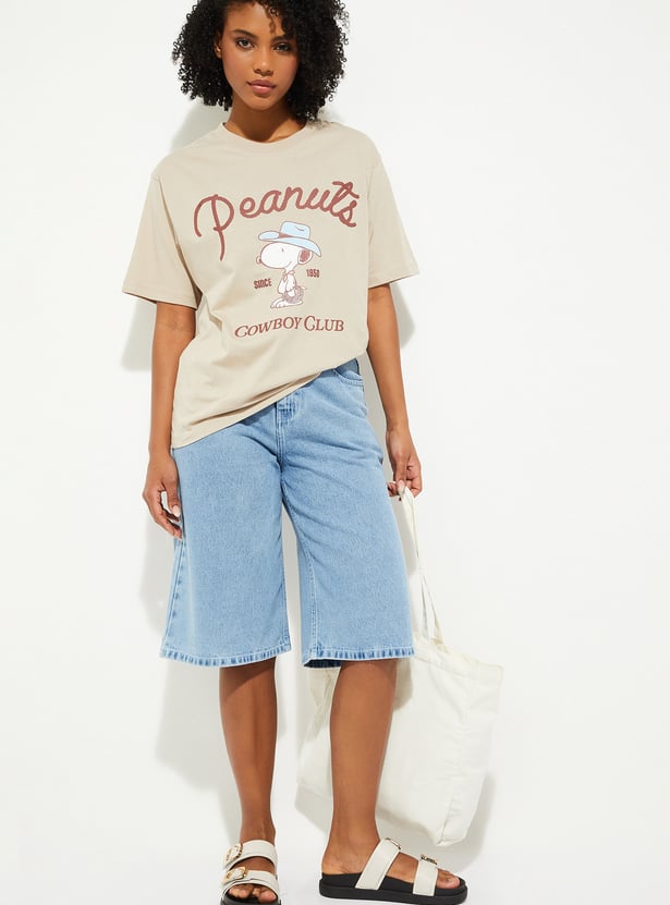 URB_N Women Peanut Oversized T-shirt