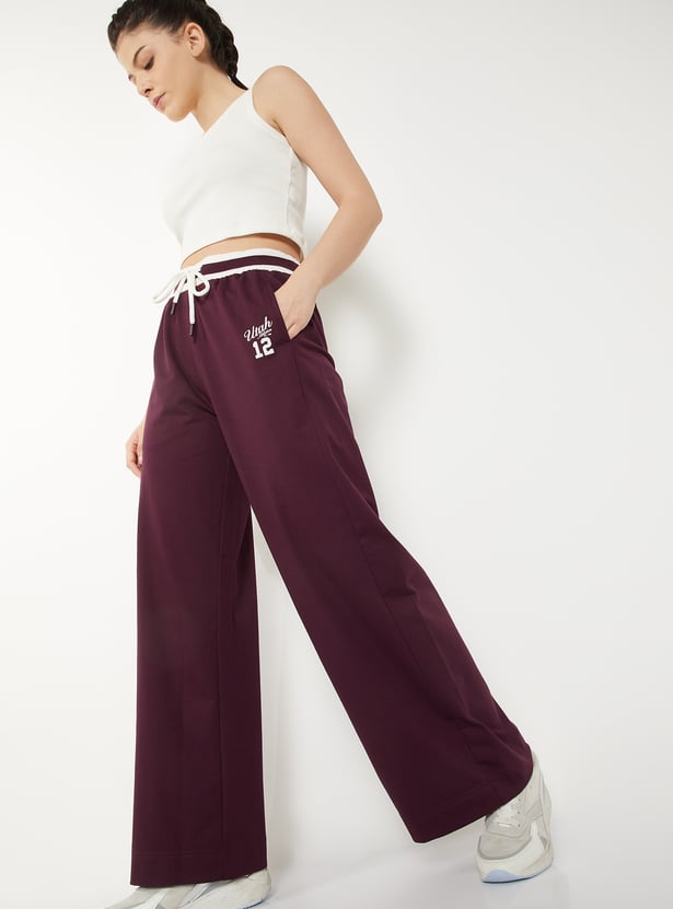 Women Solid Sports Track Pants