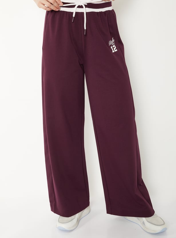 Women Solid Sports Track Pants