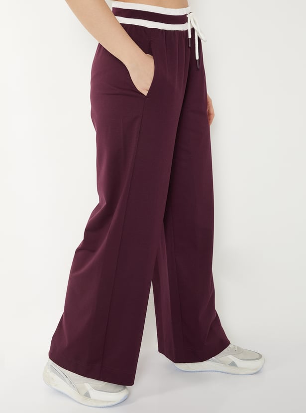 Women Solid Sports Track Pants